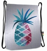 Okładka książki Plecak na sznurkach stright so-11 silver ananas
