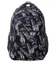 Opakowanie Plecak trzykomorowy czarny Ptaki