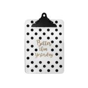 Opakowanie Podkładka z klipsem A4 czarne kropki