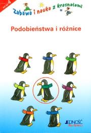 Okładka książki PODOBIEŃSTWA I RÓŻNICE ZABAWA I NAUKA Z KRASNALAMI