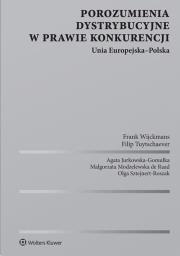 Okładka książki Porozumienia dystrybucyjne w prawie konkurencji. Unia Europejska-Polska