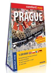 Okładka książki Praga (Prague) kieszonkowy laminowany plan miasta 1:20 000