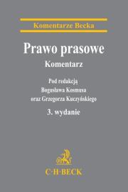 Okładka książki Prawo prasowe Komentarz