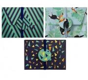 Opakowanie Pudełka prezentowe 3 sztuki Tukany