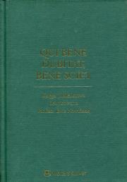 Okładka książki Qui bene dubitat, bene sciet Księga jubileuszowa dedykowana Profesor Ewie Nowińskiej