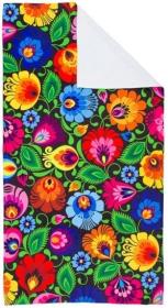 Opakowanie Ręcznik - łowicki czarny 50x100 cm FOLKSTAR