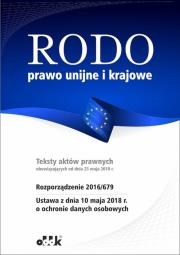 Opakowanie RODO prawo unijne i krajowe