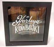 Okładka książki Skarbonka Home na harleya i kowbojki