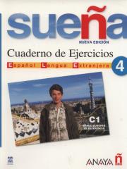 Suena 4 Cuaderno de Ejercicios. Autor: Lopez Carmen. Dadada.pl Okładka książki Suena 4 Cuaderno de Ejercicios