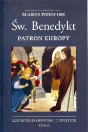 Św. Benedykt (komiks). Autor: Pons Blaise. Dadada.pl Okładka książki Św. Benedykt (komiks)
