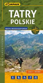 Okładka książki Tatry Polskie mapa ultraodporna