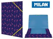 Opakowanie Teczka MILAN A4 cienka z gumką FLAMING