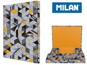 Opakowanie Teczka MILAN A4 gruba z gumką CUBE