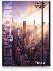 Opakowanie Teczka z gumką zaokrąglony The World  A4 1 cm