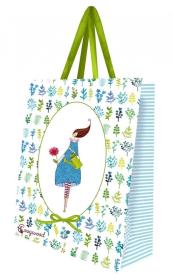 Torebka ozdobna duża Kobieta z konewką. Wydawca: Cozywood. Dadada.pl Opakowanie Torebka ozdobna duża Kobieta z konewką