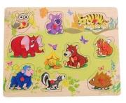 Opakowanie Układanka drewniana zwierzęta