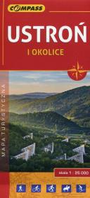 Okładka książki Ustroń i okolice mapa turystyczna 1:25 000