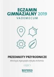 Okładka książki Vademecum 2019 GIM Przedmioty przyrod. cz.1 OPERON
