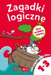 Okładka książki Zagadki logiczne dla klas 1-3