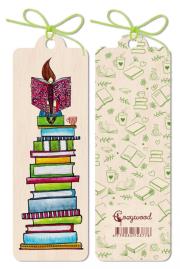 Okładka książki Zakładka drewniana Książki