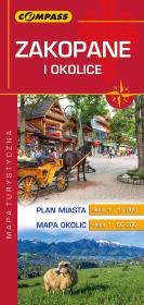 Okładka książki Zakopane i okolice Plan miasta 1:15 000