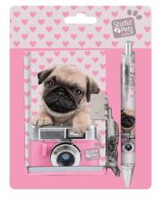 Opakowanie Zestaw Pamiętnik z długopisem Studio Pets PEY-3643