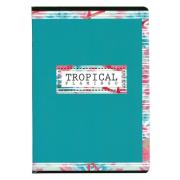 Opakowanie Zeszyt A5 w linie  60 kartek Tropical Flamingo 5 sztuk