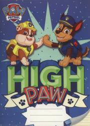 Opakowanie Zeszyt A5 w trzy linie kolorowe 16 kartek Psi Patrol Marshall 10 sztuk