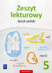 Okładka książki Zeszyt lekturowy Język polski 5