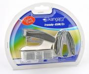 Zszywacz Kangaro Trendy-45M/Z3 + zszywki i rozszywacz czarny. Wydawca: Kangaro. Dadada.pl Opakowanie Zszywacz Kangaro Trendy-45M/Z3 + zszywki i rozszywacz czarny