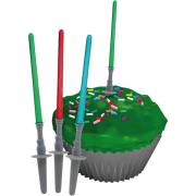 Opakowanie 12 MIECZY ŚWIETLNYCH NA MUFFINY STAR WARS