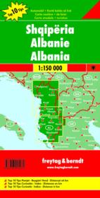 Okładka książki ALBANIA MAPA 1:150 000