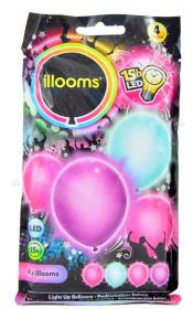 Opakowanie BALONY LED DZIEWCZĘCE 4 SZTUKI