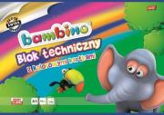 Opakowanie BLOK TECHNICZNY A3 KOLOROWY BAMBINO 50668