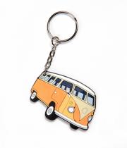 Opakowanie BRELOK GUMOWY AUTA PRL VW HIPIS POMARAŃCZOWY