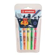 Opakowanie DŁUGOPIS STABILO MINI HEROES 5SZT 
