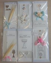 Opakowanie KARNET DL KOMUNIA RĘCZNIE ROBIONY MIX WZORÓW