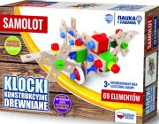 KLOCKI KONSTR.DREWNIANE SAMOLOT. Wydawca: ZACHEM. Dadada.pl Opakowanie KLOCKI KONSTR.DREWNIANE SAMOLOT