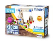Klocki konstrukcyjne drewniane Dźwig. Wydawca: ZACHEM. Dadada.pl Opakowanie Klocki konstrukcyjne drewniane Dźwig