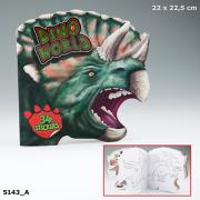 KOLOROWANKA Z NAKLEJKAMI DINO WORLD 5143A. Wydawca: PLUS-Z. Dadada.pl Opakowanie KOLOROWANKA Z NAKLEJKAMI DINO WORLD 5143A