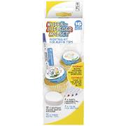 Opakowanie KREATYWNY ZESTAW OPŁATKÓW NA MUFFINY Z FLAMASTRAMI DO KOLOROWANIA  16 CZĘŚCI