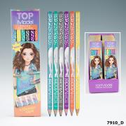 Opakowanie KREDKI TREND Z LEKCJĄ RYSOWANIA BRUNETKA TOP MODEL 7910D