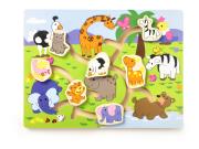 LABIRYNT DREWNIANY DZIKIE ZWIERZĘTA 1573780. Wydawca: Brimarex. Dadada.pl Opakowanie LABIRYNT DREWNIANY DZIKIE ZWIERZĘTA 1573780