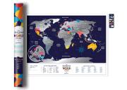 Opakowanie MAPA ZDRAPKA ŚWIAT TRAVEL MAP HOLIDAY WORLD