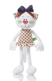 Opakowanie MASKOTKA KOT BIANKA 47 CM