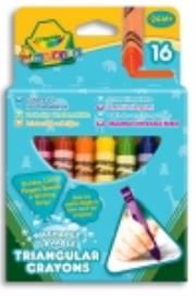 Opakowanie MINI KIDS KREDKI SWIEC TROJKAT 16SZT-RUSSE;