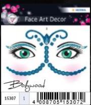 Opakowanie NAKLEJKI DO ZDOBIENIA TWARZY BOLLYWOOD 15307