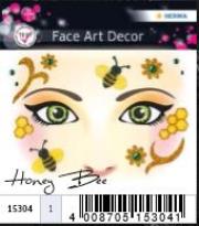 Opakowanie NAKLEJKI DO ZDOBIENIA TWARZY PSZCZÓŁKA 15304