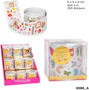 Opakowanie NAKLEJKI W ROLCE TOP MODEL 6586A