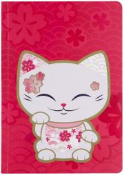 Opakowanie NOTES B6 LINIA CAT CZERWONY MS005